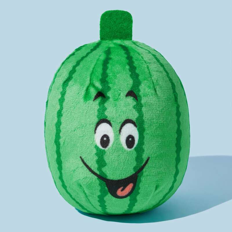 

Watermelon Shaped Dog Squeaky Toy, Green