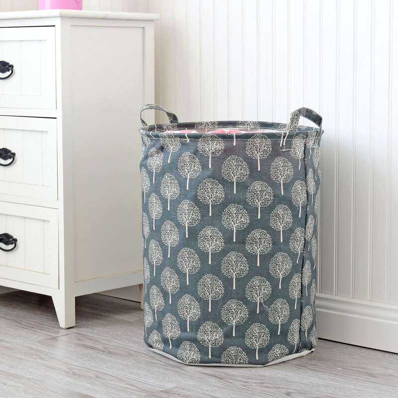 

Tree Print Storage Basket, Multicolor