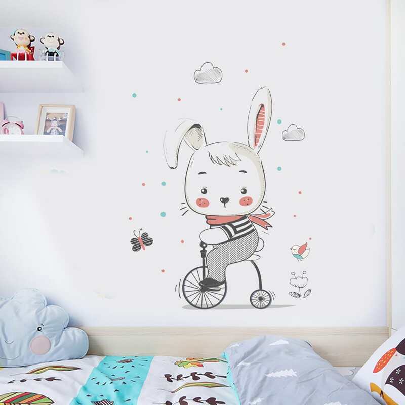 

Cartoon Graphic Wall Sticker, Multicolor