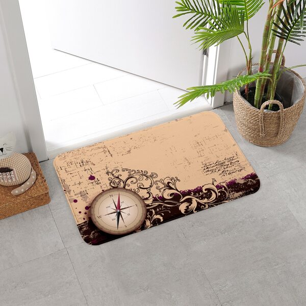 

Vintage Pattern Door Mat, Multicolor