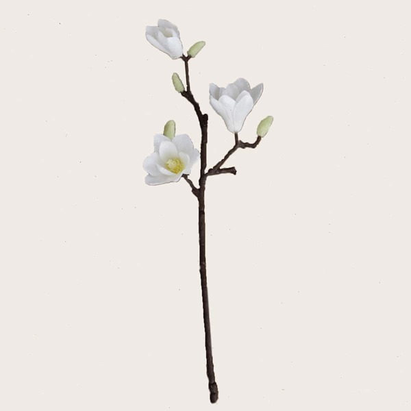 

1branch Artificial Magnolia, White