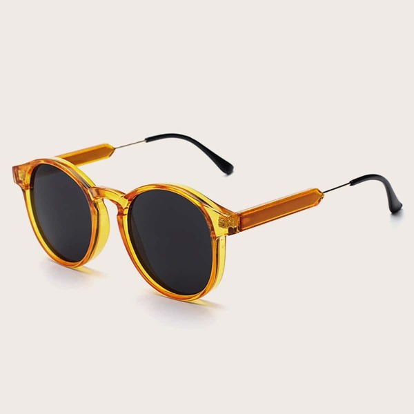 

Round Frame Sunglasses, Burnt orange