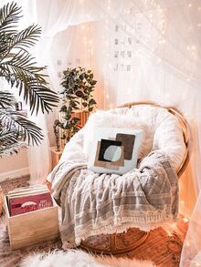 1pc Geometric Print Cushion Cover Without Filler - Multicolor - View 4