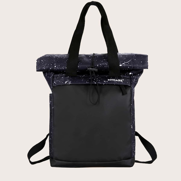 

Night Sky Large Capacity Backpack, Black