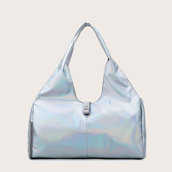 

Large Capacity Oxford Tote Bag, Silver