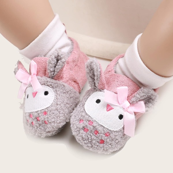 

Baby Girl Cartoon Design Flats, Grey