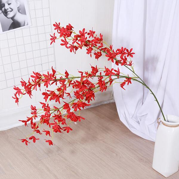 

1branch Artificial Orchid, Red