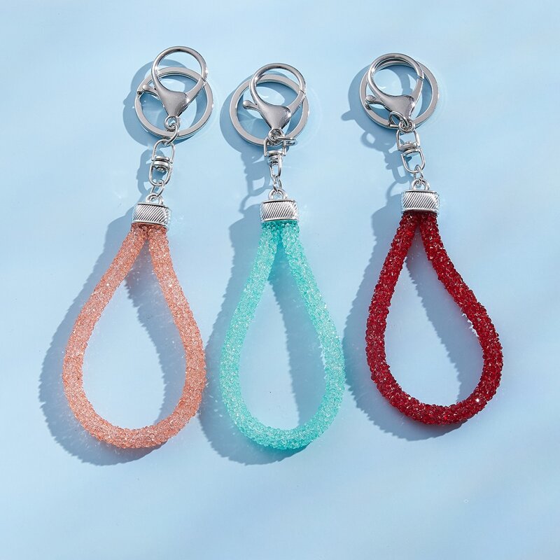 

3pcs Strap Charm Keychain, Multicolor