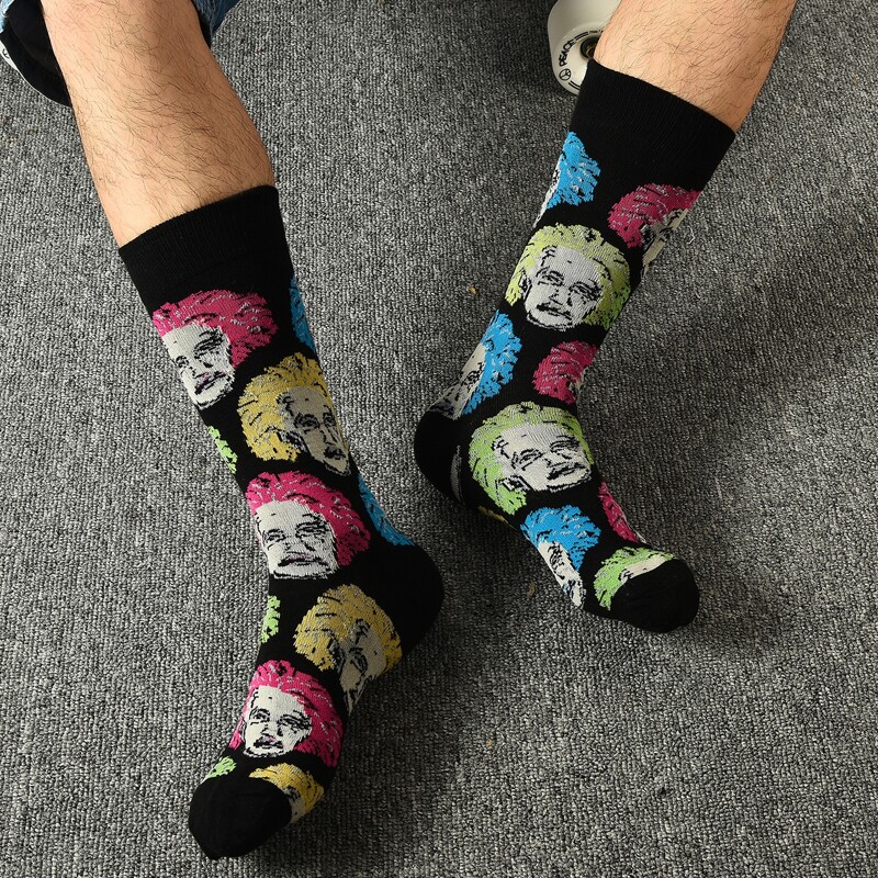 

Guys Figure Graphic Socks, Multicolor