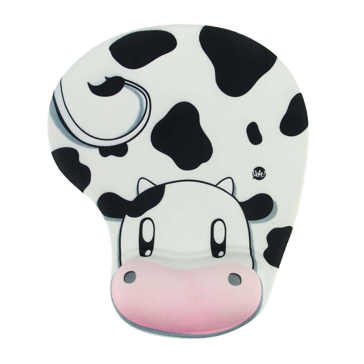

Cartoon Cow Mouse Pad, Black and white