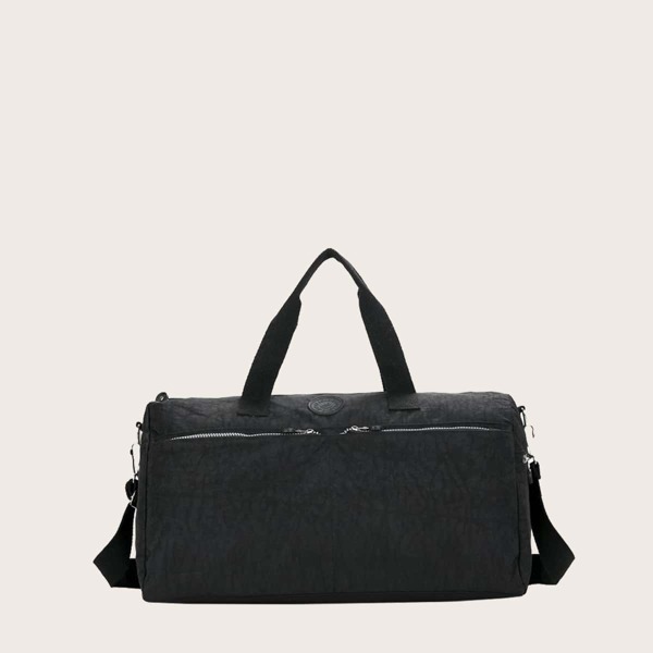 

Men Minimalist Large Capacity Barrel Bag, Black