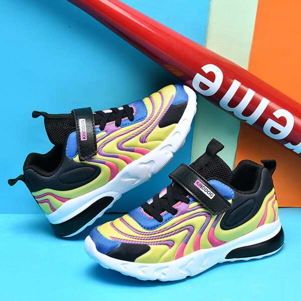 

Boys Colorblock Low Top Sneakers, Yellow