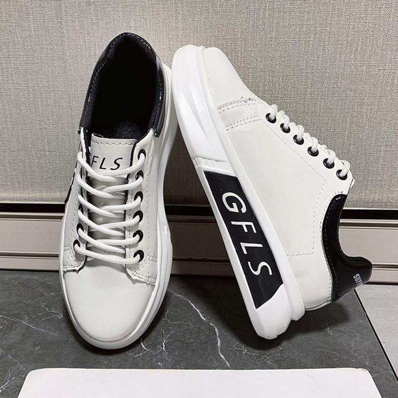 

Letter Graphic Skate Shoes, White