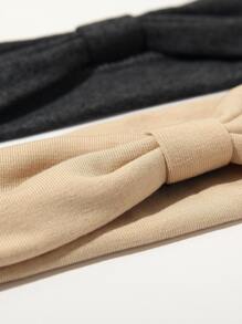 2pcs Knot Decor Headband - Multicolor - View 3