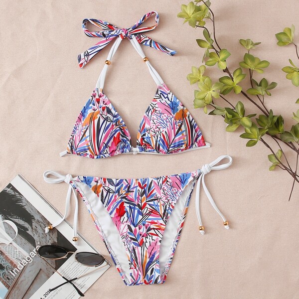 

с бантом Растения Сексуальный Бикини, Многоцветный