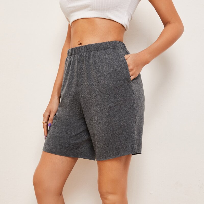 

Heather Gray Shorts, Dark grey