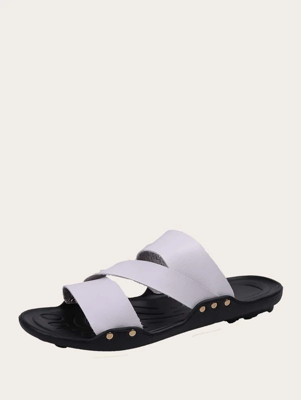 strappy slides