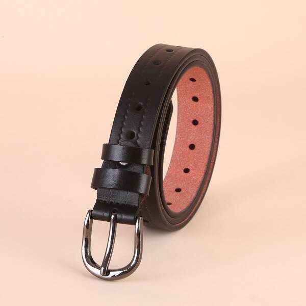 

Men Pin Buckle Belt, Black