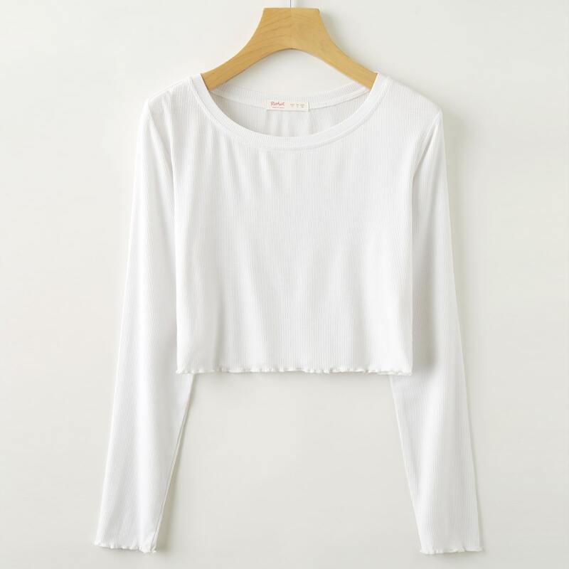 

White Crop Tee