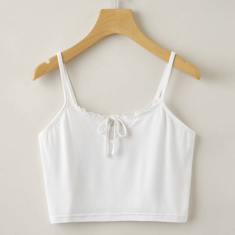 

Tie Front White Cami