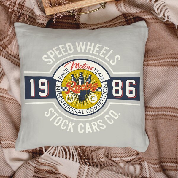 

Slogan Graphic Cushion Cover Without Filler, Multicolor