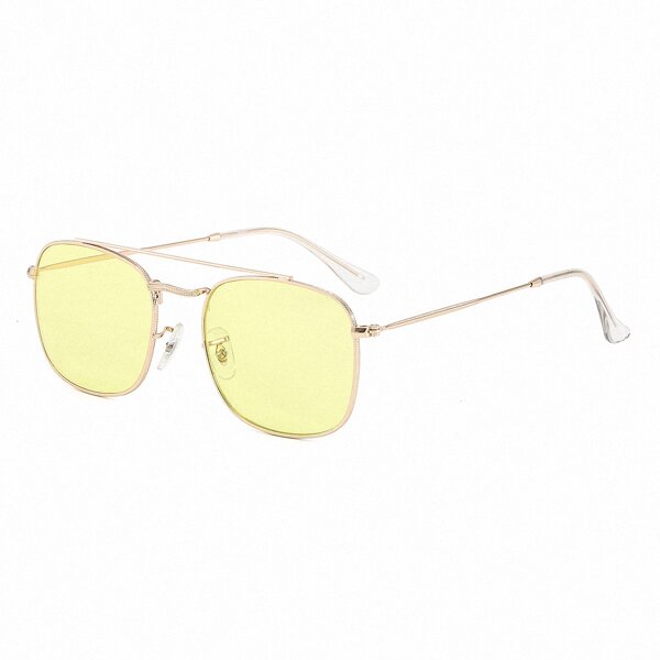 

Men Fashion Metal Sunglasses, Yellow