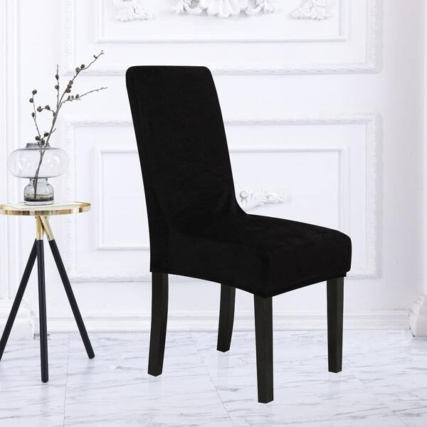 

Plain Stretchy Chair Cover, Black