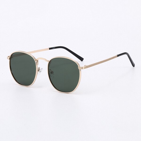 

Men Metal Frame Polarized Sunglasses, Dark green