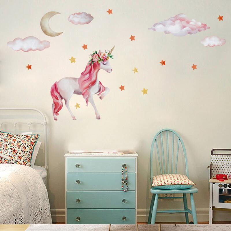 

1sheet Cartoon Wall Sticker, Multicolor