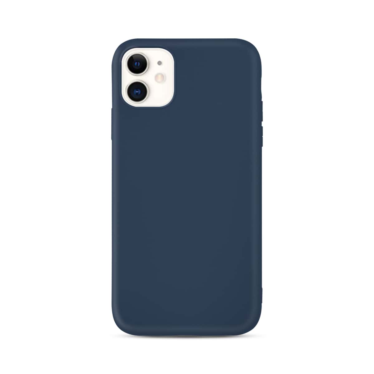 

1pc Solid iPhone Case, Blue