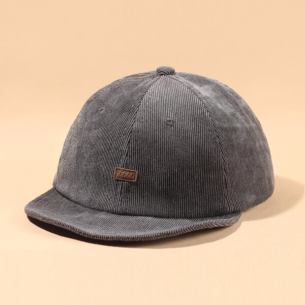 

Letter Decor Baseball Cap, Grey