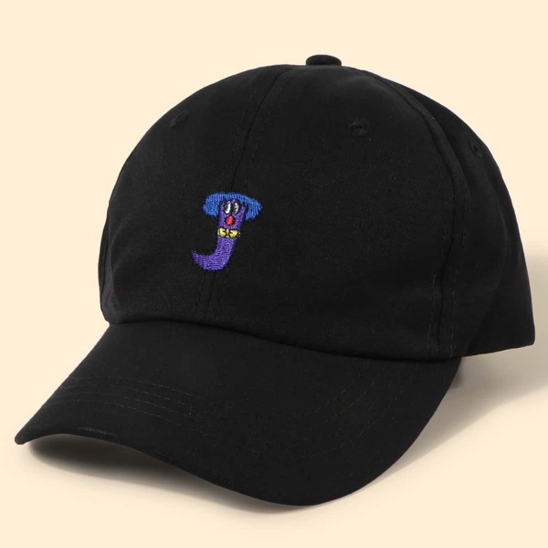 

Toddler Boys Embroidery Baseball Cap, Black