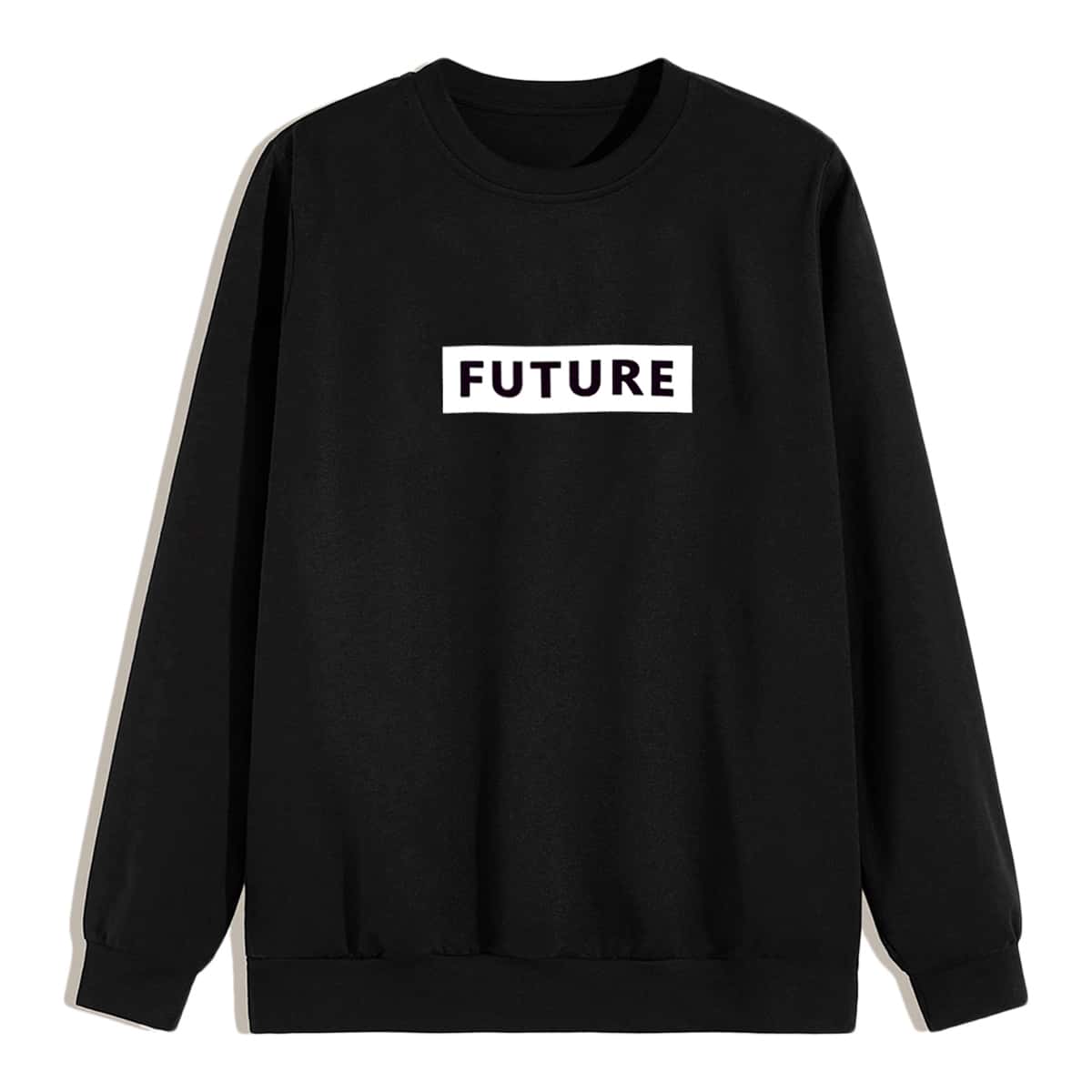 

Guys Letter Graphic Sweatshirt, Black