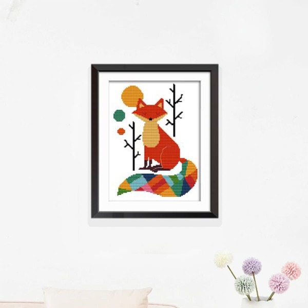 

Fox Print Diamond Painting, Multicolor