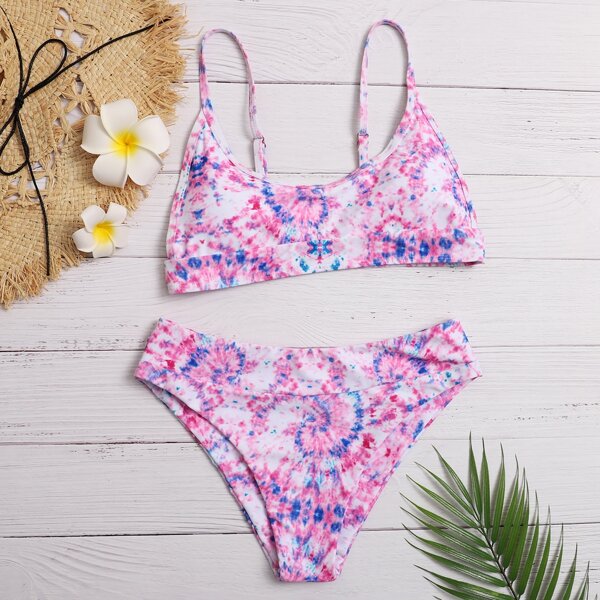 

Tie Dye Bikini Swimsuit, Multicolor