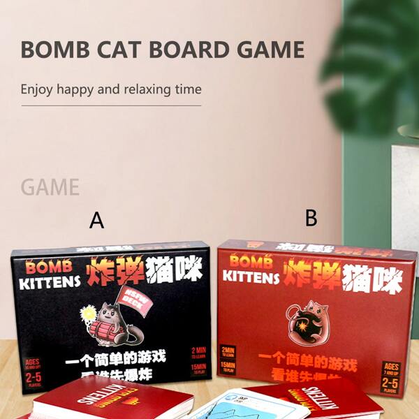 

1box Bomb Cat Board Game, Multicolor