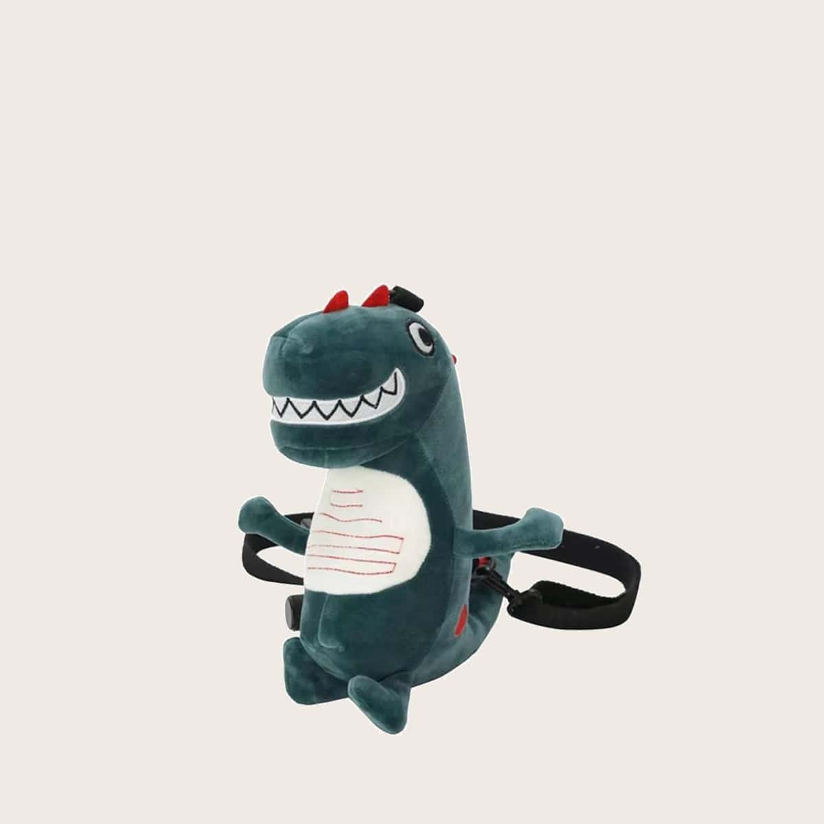 

Cartoon Dinosaur Crossbody Bag, Green