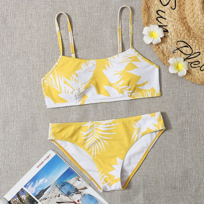 

Tropical Cami Bikini Swimsuit, Multicolor