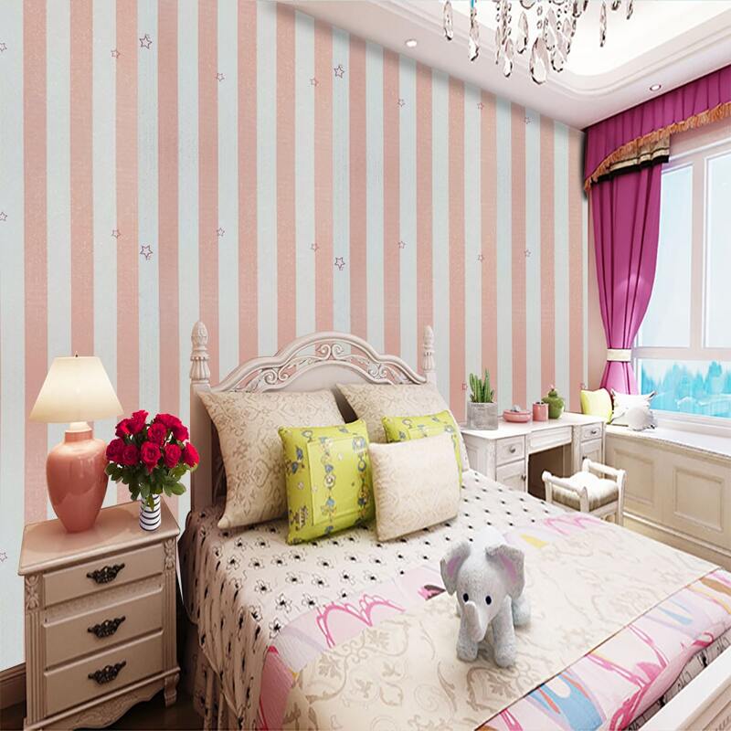 

Striped Pattern Wallpaper Sticker, Multicolor