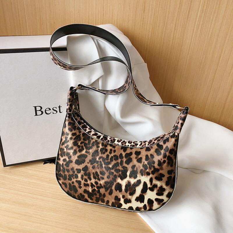

Leopard Baguette Bag, Multicolor