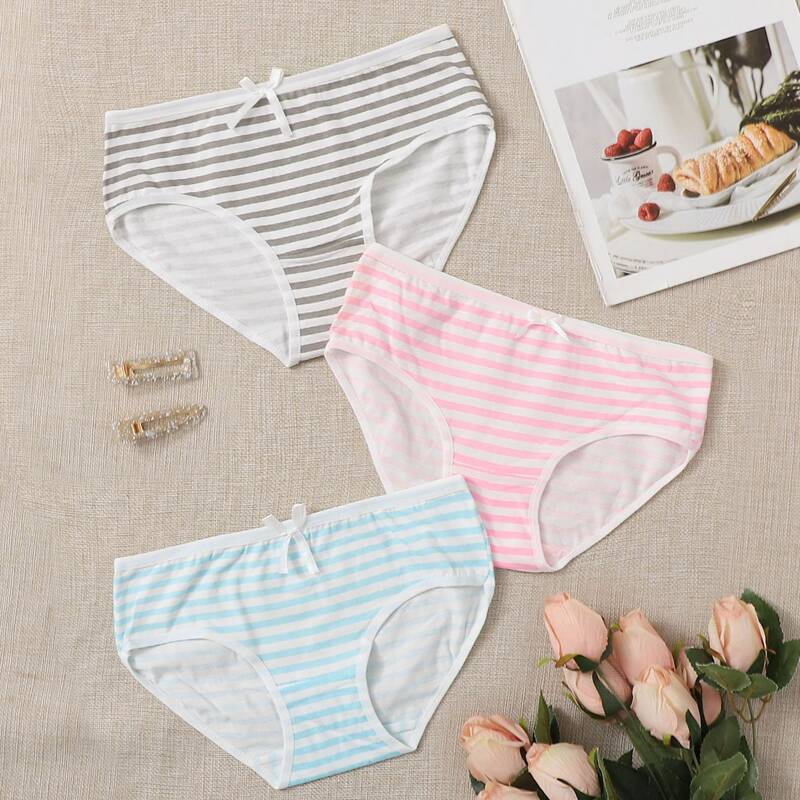 

3pack Stripe Panty Set, Multicolor