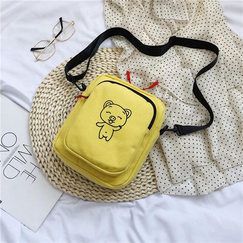 

Cartoon Pig Crossbody Bag, Yellow