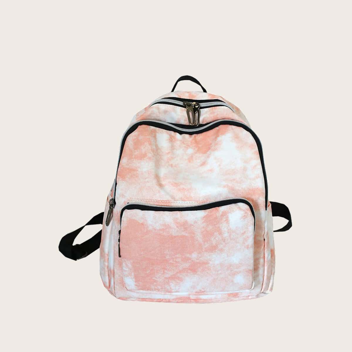 

Tie Dye Layered Backpack, Pink