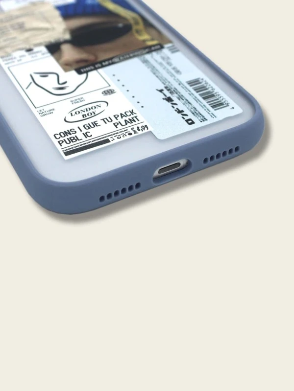 label print iphone case