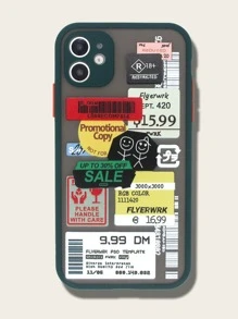 1入組標籤列印手機殼，適用於iPhone 11、iPhone 13、iPhone 14 Pro Max - 彩色 - 查看 1