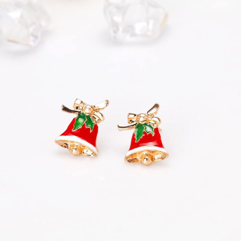 

Bell Shaped Stud Earrings, Multicolor