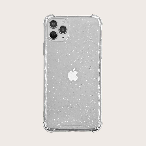 

1pc Glitter Clear iPhone Case
