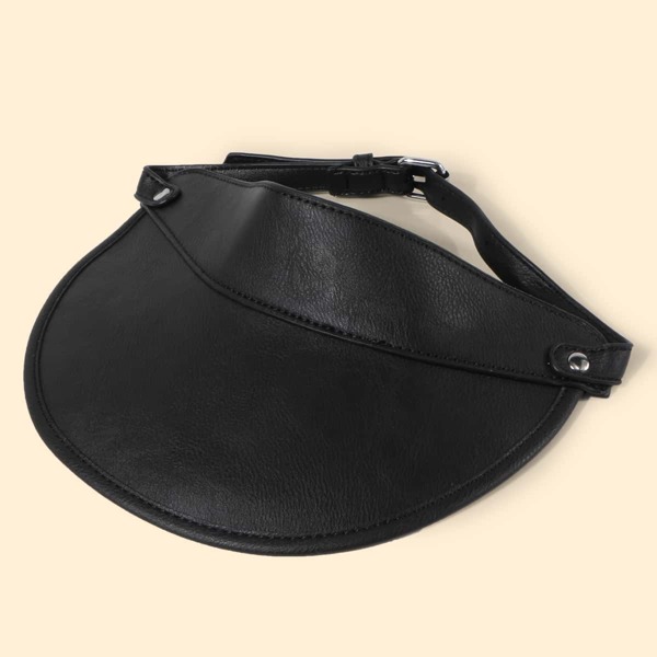 

Plain Visor Hat, Black