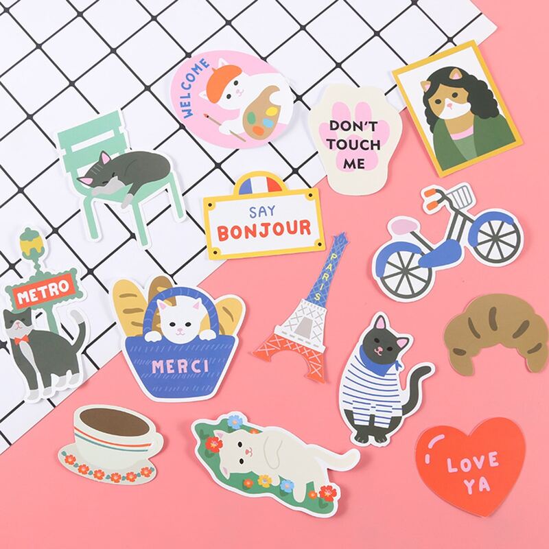 

12pcs Cartoon Sticker, Multicolor