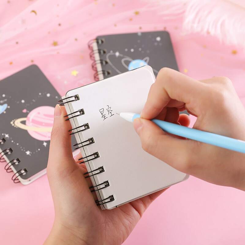 

4pack Galaxy Spiral Notebook, Black